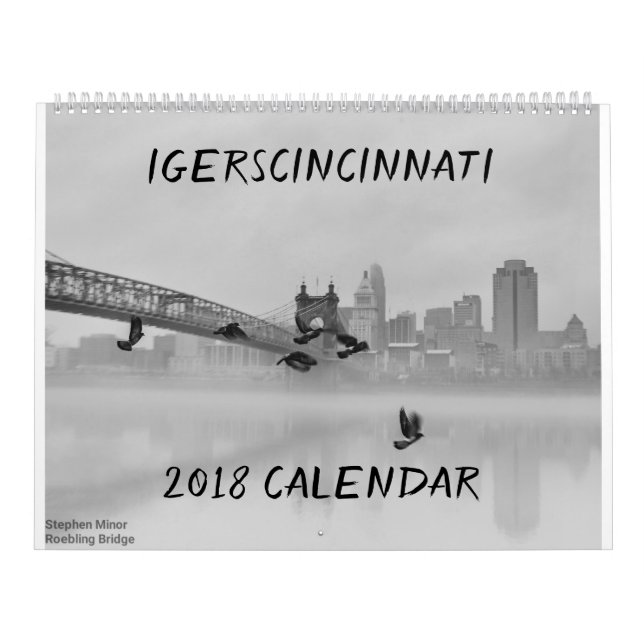 Calendario 2018 de IgersCincinnati (Tapa)