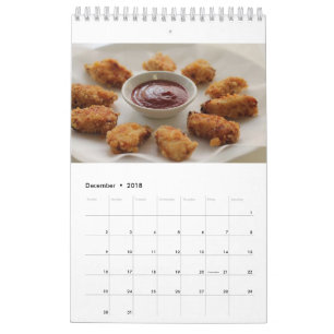 Calendario 2018 de la pepita de pollo