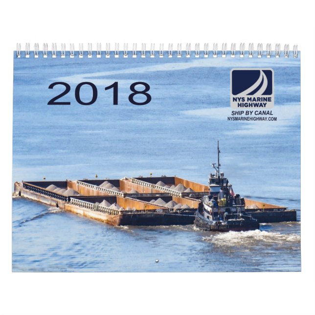 Calendario 2018 de los tirones y de las gabarras (Tapa)