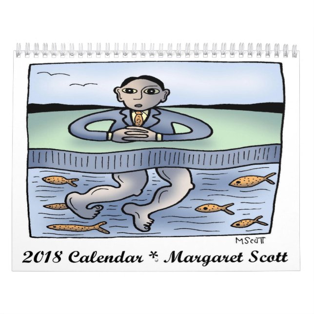 Calendario 2018 de Margaret Scott (Tapa)