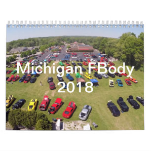 Calendario 2018 de Michigan FBody