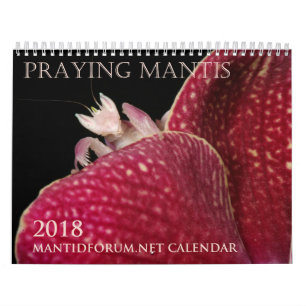 calendario 2018 de pared de Mantidforum.net
