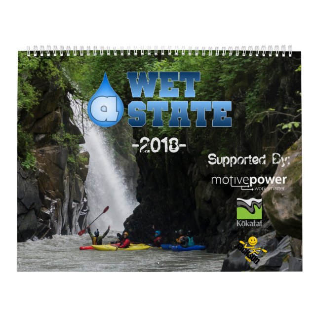 Calendario 2018 de Whitewater (2018) (Tapa)
