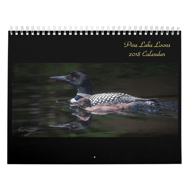 Calendario 2018 del bribón del lago pine (Tapa)