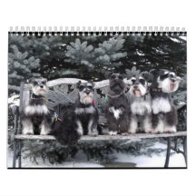 Calendario 2018 del Schnauzer