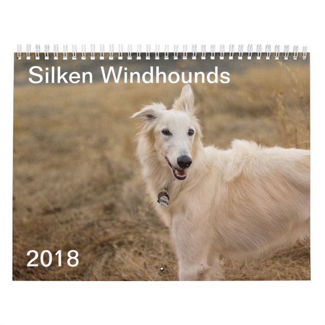 Calendario 2018 Windhounds de seda (cuerpo completo) 3 (Tapa)