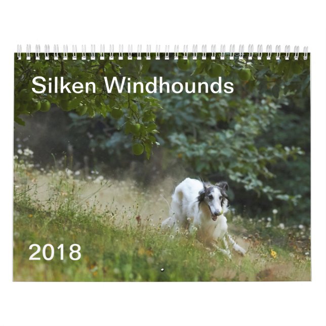 Calendario 2018 Windhounds de seda (funcionamiento) 5 (Tapa)