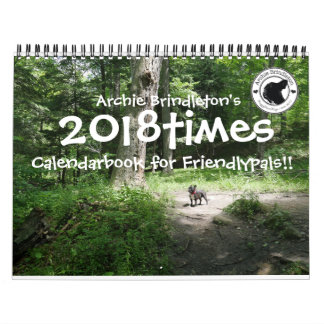Calendario ¡2018times Calendarbook del archie Brindleton!!