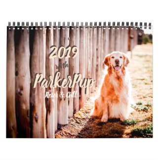 Calendario 2019 con ParkerPup, Reser y la papada