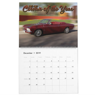 Calendario 2019 de CorvairForum Corvair