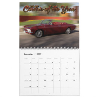 Calendario 2019 de CorvairForum Corvair