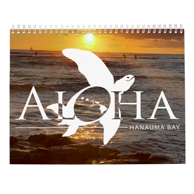 Calendario 2019 de Hawaii (Reverso)