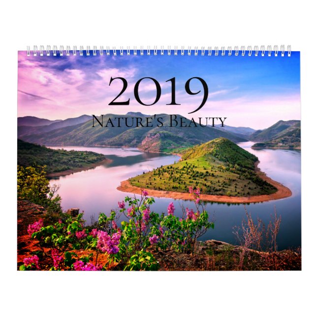 Calendario 2019 de la belleza de la naturaleza (Tapa)