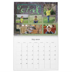Calendario 2019 de la familia de Fuqua