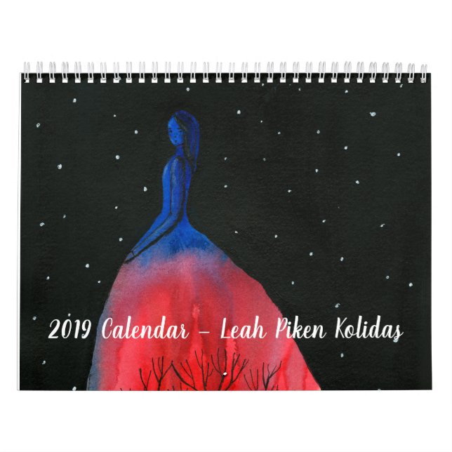 Calendario 2019 de Leah Piken Kolidas (Tapa)
