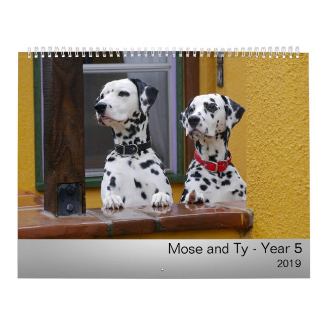 Calendario 2019 de Mose y de Ty (Tapa)