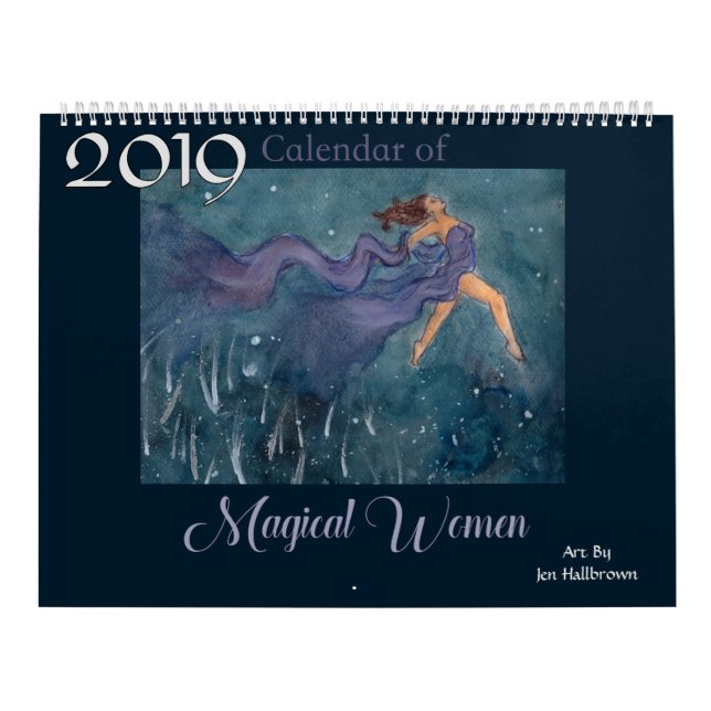 Calendario 2019 de mujeres mágicas (Tapa)