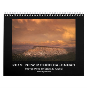 Calendario 2019 de New México