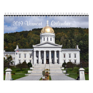 Calendario 2019 de Vermont