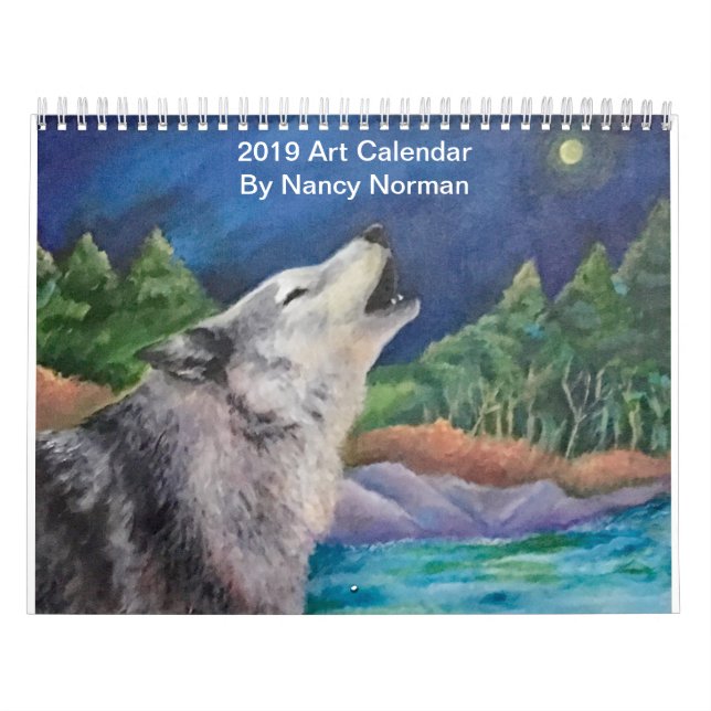Calendario 2019 del arte del normando de Nancy (Tapa)