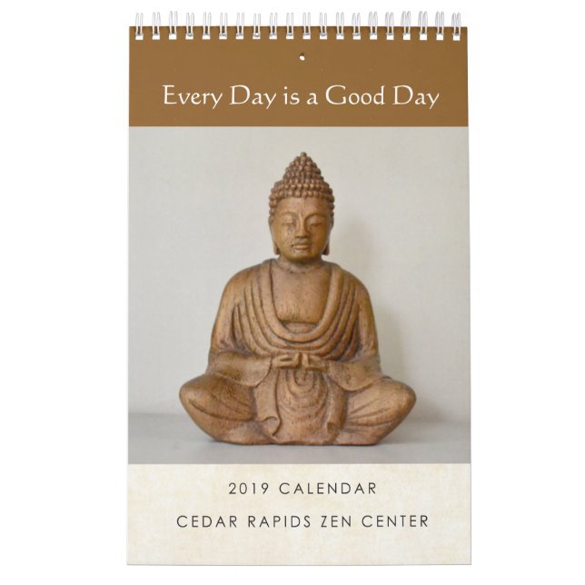 Calendario 2019 del centro del zen de Cedar Rapids (Tapa)