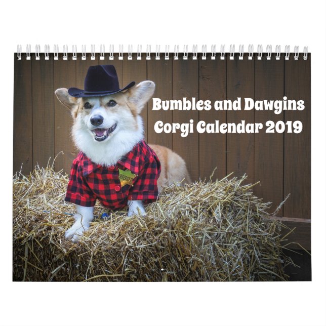 Calendario 2019 del Corgi (Tapa)