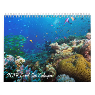 Calendario 2019 del mar de coral