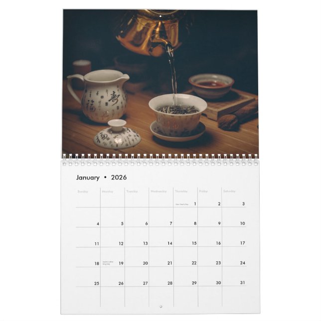 Calendario 2019 del Teatime (Jan 2026)