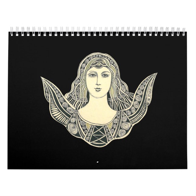 Calendario 2019 por completo de ángeles (Tapa)