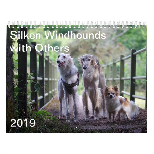 Calendario 2019 Windhounds de seda con otros (Tapa)