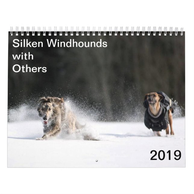 Calendario 2019 Windhounds de seda con otros 2 (Tapa)