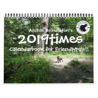 Calendario ¡2019times Calendarbook del archie Brindleton!!