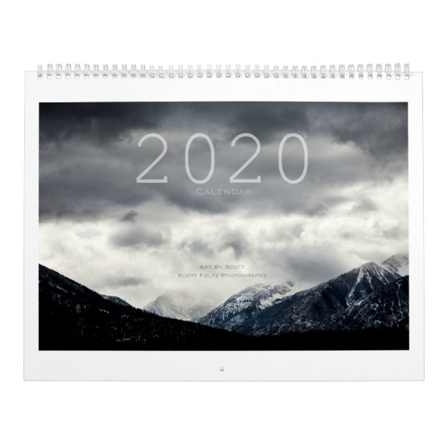 Calendario 2020 Arte De Scott Landscape Calendar (Tapa)