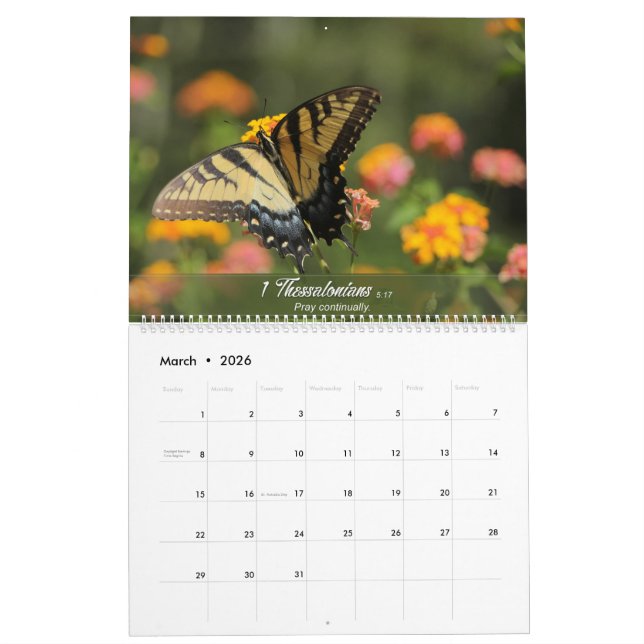 Calendario 2020 con versos biblias (Mar 2026)