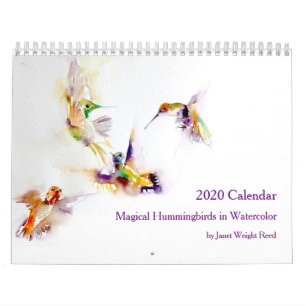 Calendario 2020 de Hummingbird