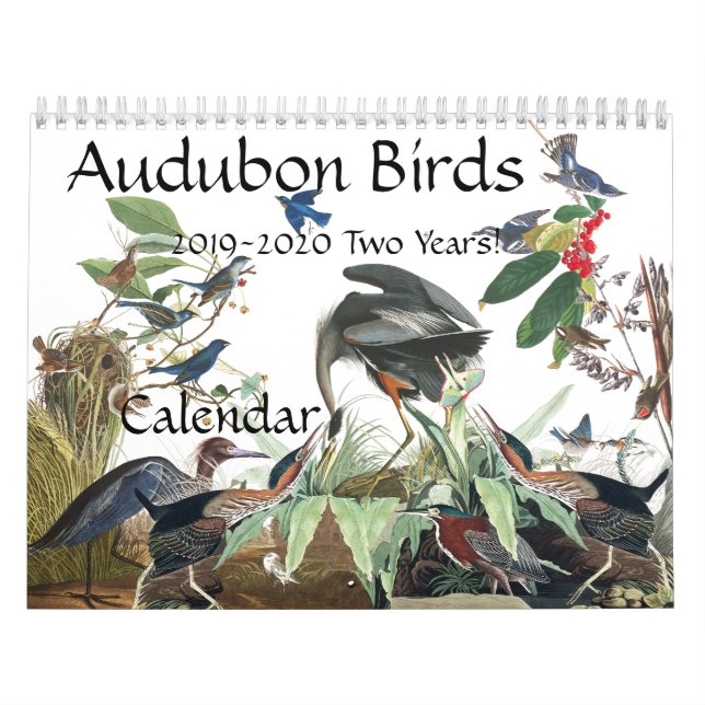 Calendario 2020 de los animales 2019 de la fauna (Tapa)
