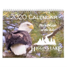 Calendario 2020 del lago Higgins c