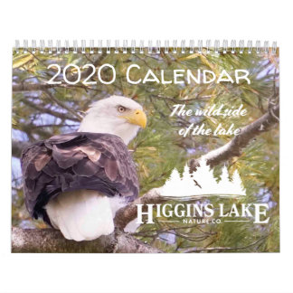 Calendario 2020 del lago Higgins c