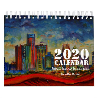 Calendario 2020 (Pinturas inspiradas por Detroit)