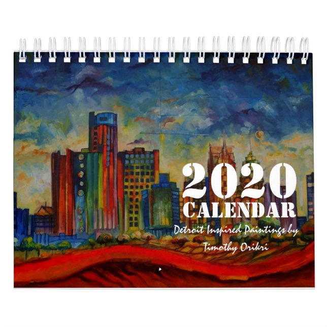 Calendario 2020 (Pinturas inspiradas por Detroit) (Tapa)