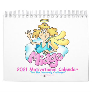 Calendario 2021 Angel Midge - Diet Graciosa Pérdida de Peso 