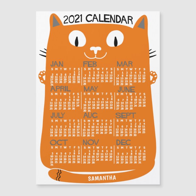 Calendario 2021 (Consulte Descripción de la nueva  (Anverso)