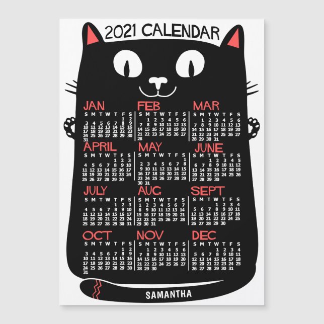 Calendario 2021 (Consulte Descripción de la nueva  (Anverso)
