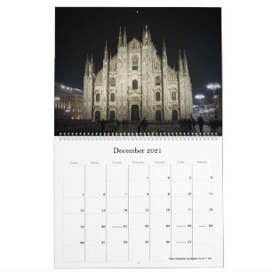 Calendario 2021 - Italia