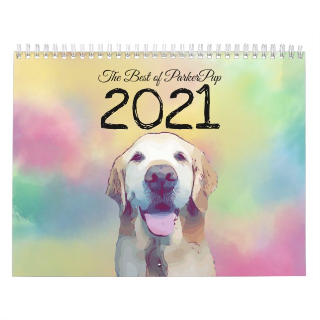 Calendario 2021: Lo mejor de ParkerPup (Tapa)