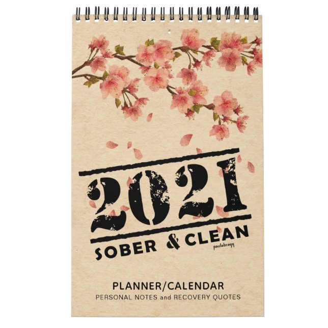 Calendario 2021 Sober y limpio: Planificador de ofertas de re (Tapa)