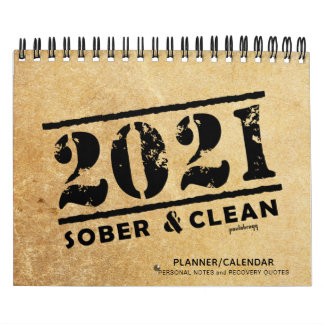 Calendario 2021 Sobrio y limpio: Planificador de ofertas de r