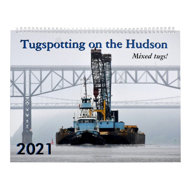 Calendario 2021 Tugspotting on the Hudson Mixed Tugs Calendar (Tapa)