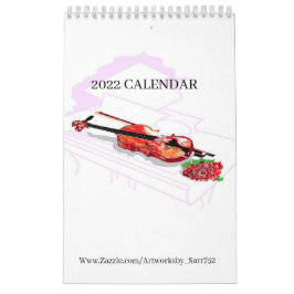 Calendario 2022 ARTWORKSBYSARR / ZAZZLE