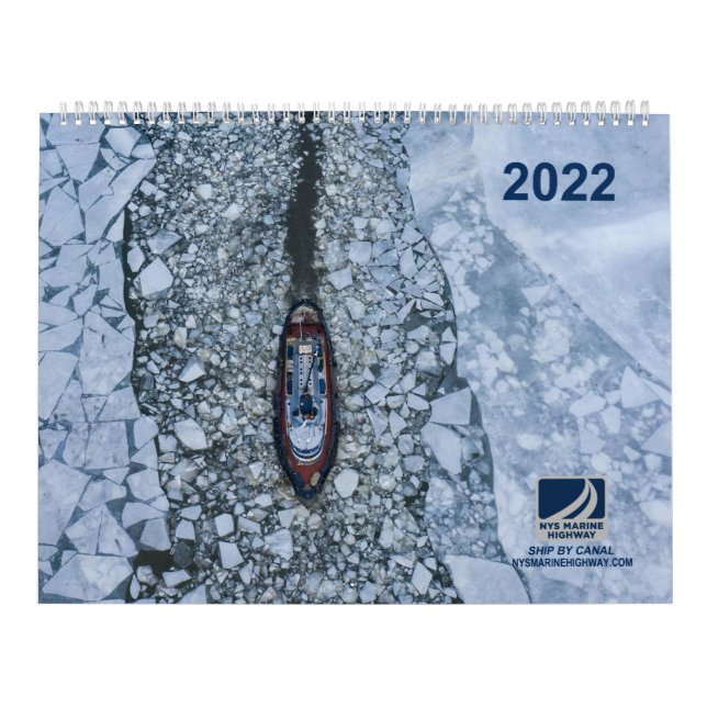 Calendario 2022 Botes marinos de NYS en el trabajo (Tapa)